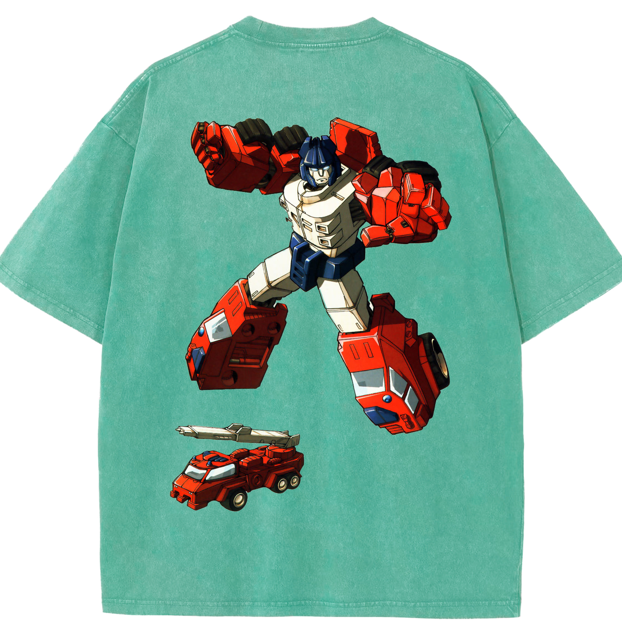 （画像用）  綿100% ヴィンテージ風 半袖Tシャツ（背面プリント）